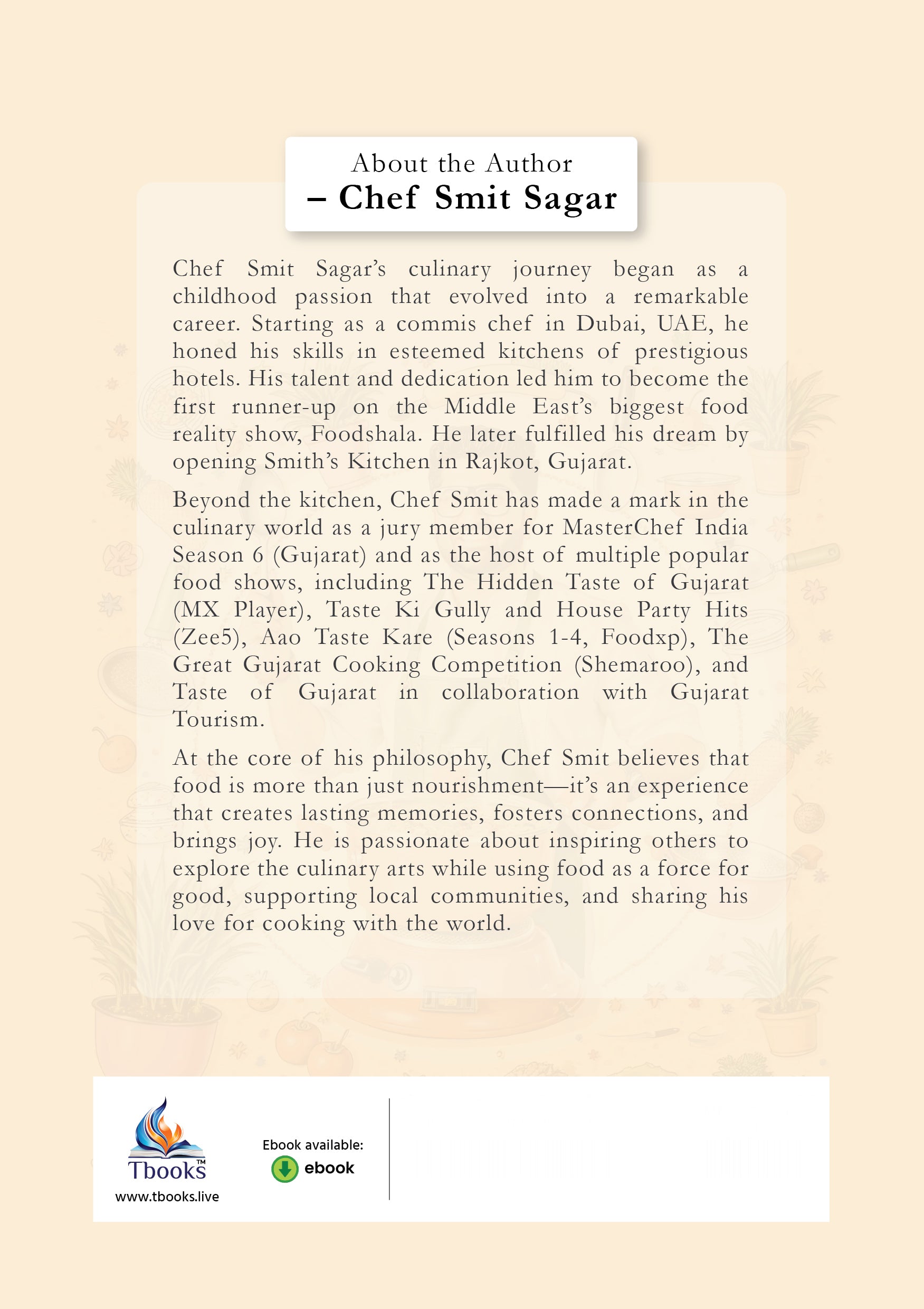 Spoonful Of Food Stories By Chef Smit Sagar