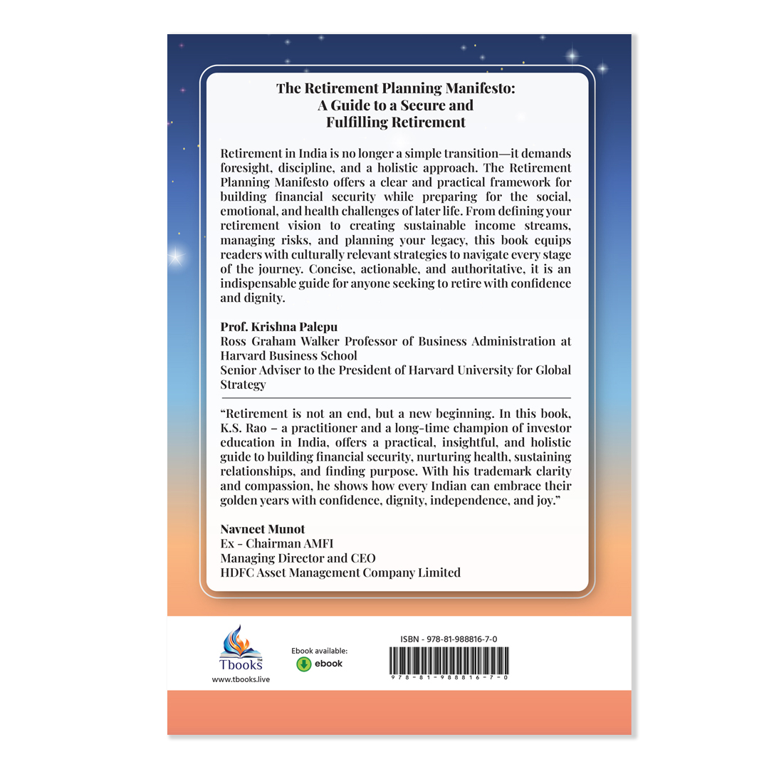 The Retirement Planning Manifesto : A Guide to a secure and fulfilling Retirement by Dr. K. S. Rao - Image 2